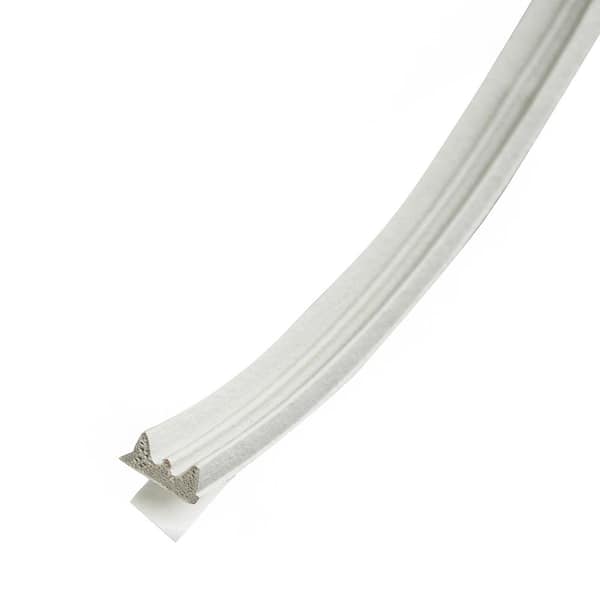 M-D Building Products 1/8 in. x 3/8 in. x 17 ft. White Premium Rubber Window Seal for Ex-Small Gaps