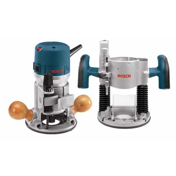 12 Amp 2-1/4 HP Plunge and Fixed Base Corded Router Kit with Bonus Guide, Dust Extraction Hood and Adapter 12 Amp 2-1/4 HP Plunge and Fixed Base Corded Router Kit with Bonus Guide, Dust Extraction Hood and Adapter