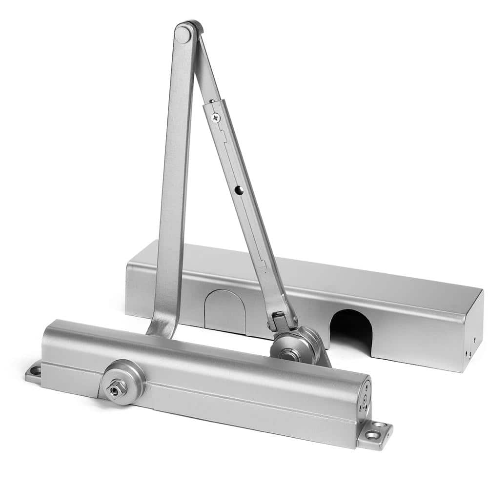 Dynasty Hardware Heavy-Duty Grade-1 Aluminum Commercial Door Closer with  Hold Open Arm DYN-8500-HO-ALUM The Home Depot