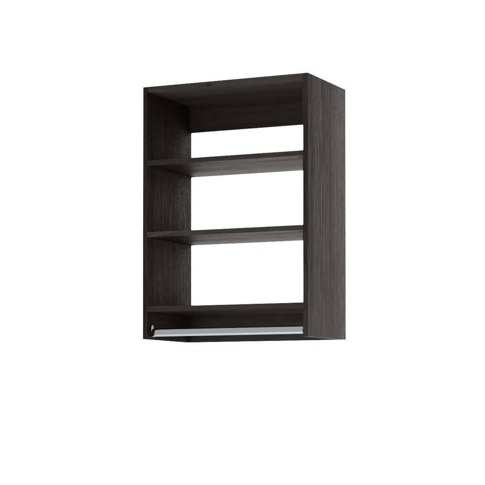 Vista Collection 21 in. W 21 in. W Gray Closet Kit Medium Hanging Wall Mounted 4-Shelf Wood Closet System price history on PriceWatchPro