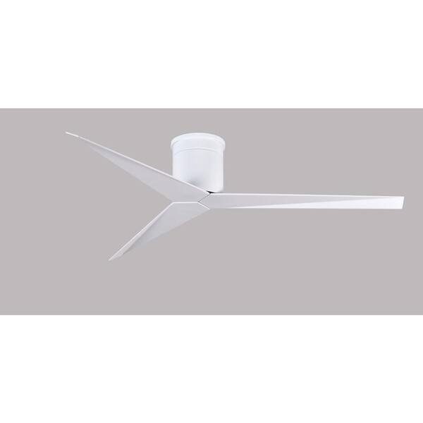 Radionic Hi Tech Braxley 56 in. 3-Blade Gloss White Ceiling Fan