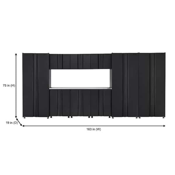 Husky 10-Piece Regular Duty Welded Steel Garage Storage System in