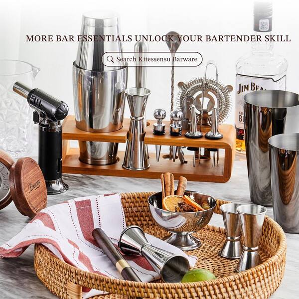 Set Shaker Cocktail 680 Ml In Acciaio Inox Con Colino Integrato, Pestello, Jigger E Libro Ricette - 4