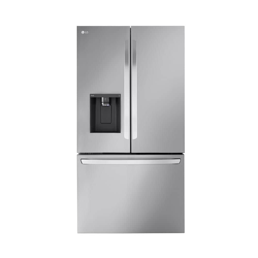 LG 31 cu. ft. SMART Standard Depth MAX French Door Refrigerator with Dual Ice Makers in PrintProof Stainless Steel, Print Proof Stainless Steel
