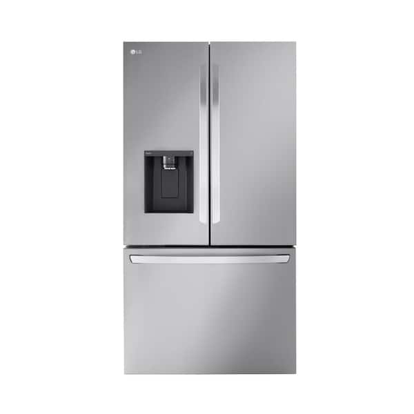 LG 31 cu. ft. SMART Standard Depth MAX French Door Refrigerator with Dual Ice Makers in PrintProof Stainless Steel