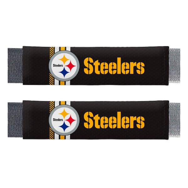 FANMATS Pittsburgh Steelers Team Color Rally Seatbelt Pad (2-Pieces)