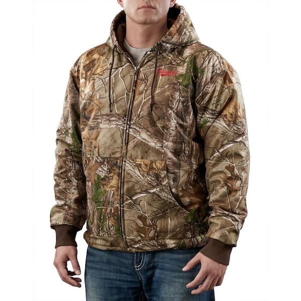 Milwaukee Large M12 Cordless Lithium-Ion Realtree Xtra Camo Heated Hoodie Kit (Battery and Charger Included)