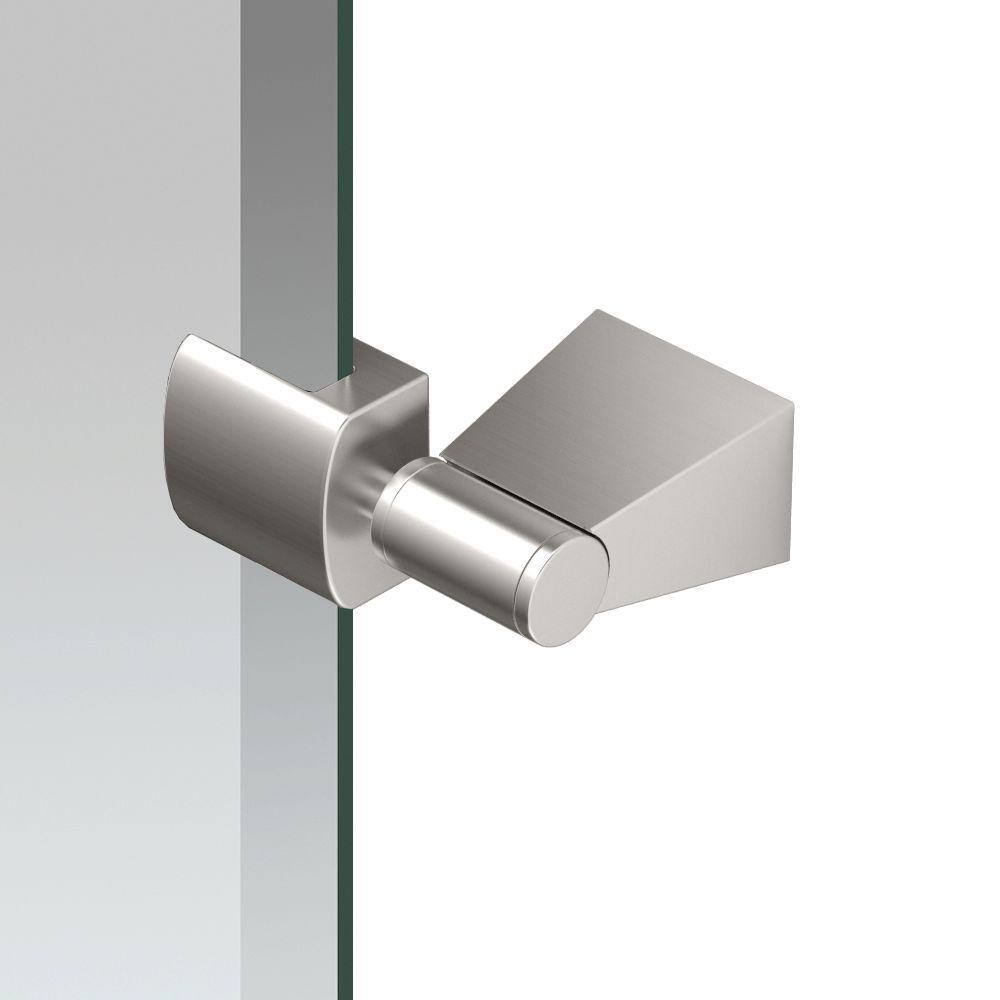 Frameless Oval Bathroom Vanity Mirror with Satin Nickel Finish