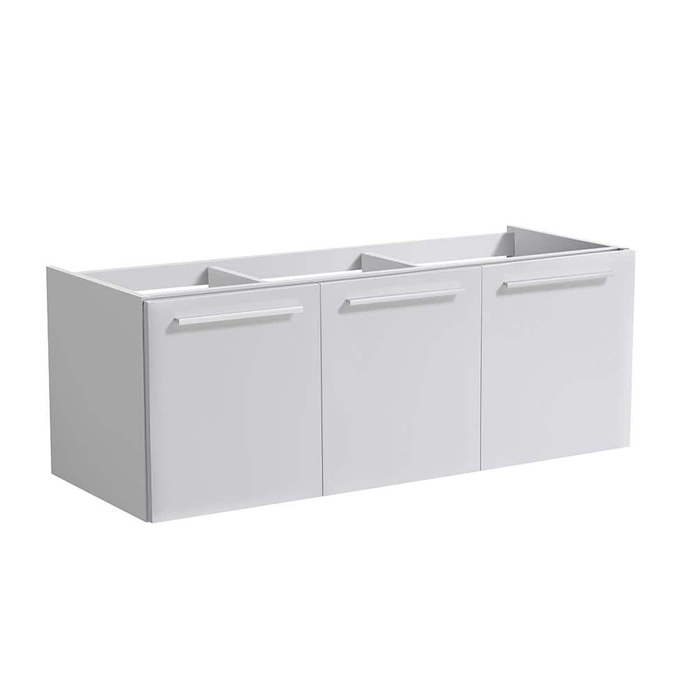 Vista 47 in. Modern Wall Hung Bath Vanity Cabinet Only in White -  Fresca, FCB8092WH