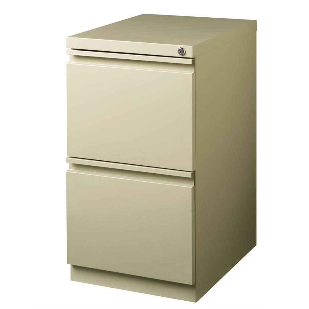 Putty 2-Drawer Lockable Mobile Steel Pedestal File Cabinet