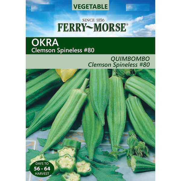 Okra Clemson Spineless Vegetable Seed