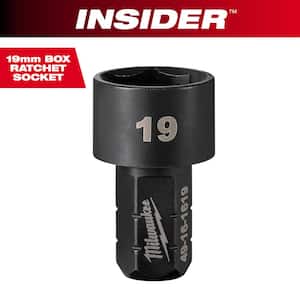 INSIDER Box Ratchet Impact Socket 6 Point 19 mm