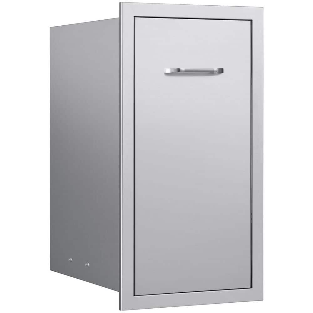 Outdoor Kitchen Trash Drawer, 13.5 in. W x 19.6 in. D x 25.8 in. H Interior Storage Multi-Purpose Outdoor Access Drawer price history on PriceWatchPro
