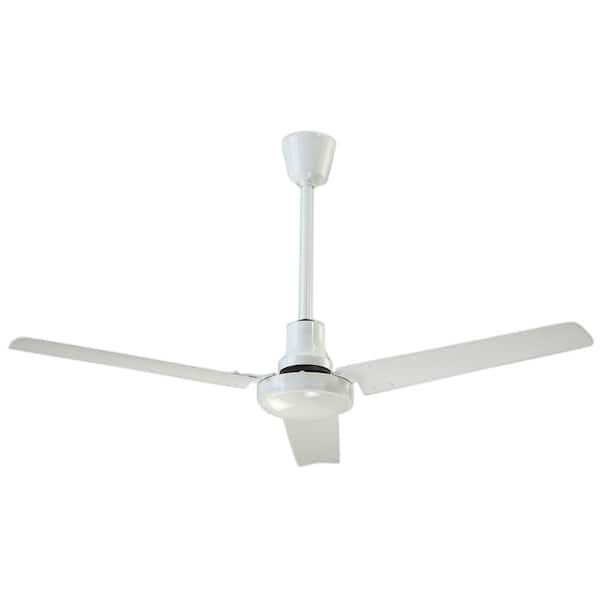 Unbranded Industrial 48 in. Indoor/Outdoor White High Performance Ceiling Fan