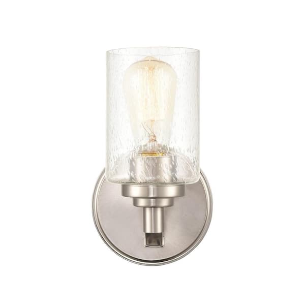 Millennium Lighting 1-Light 4.375 in. Satin Nickel Wall Sconce