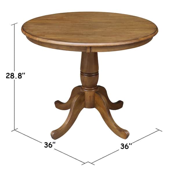 International Concepts Dining, Distressed Round Table