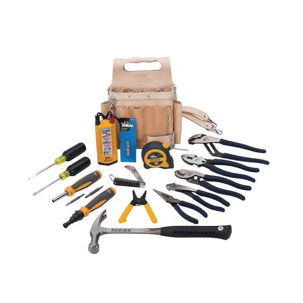 Ideal Electrician's Tool Set With Pouch (16-piece) 35-800 - The Home Depot