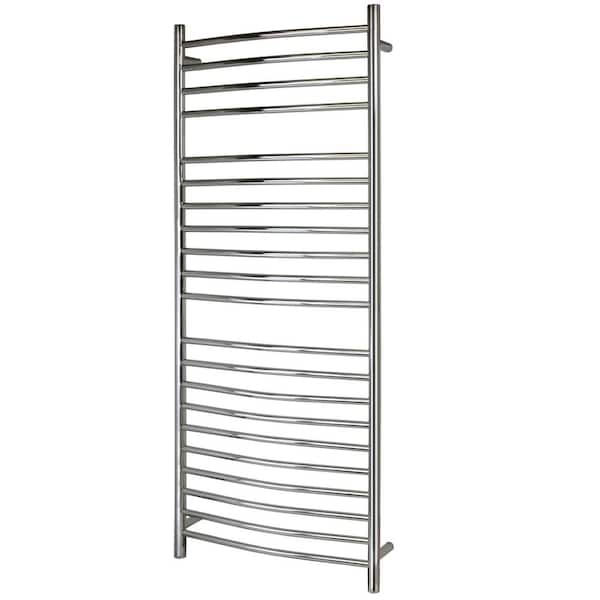 WarmlyYours Elevate Vida 21-Bar Electric Towel Warmer in Polished Stainless Steel