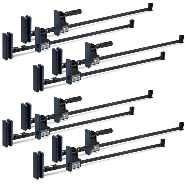 POWERTEC 40 in. Woodworking Parallel Clamps Jaw Bar Clamp Spreader Tool