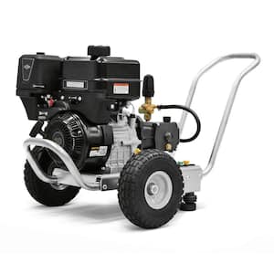 HD Series GeB 4000 PSI 4.0 GPM Professional Belt Drive Cold Water Gas Power Pressure Washer with Electric Start