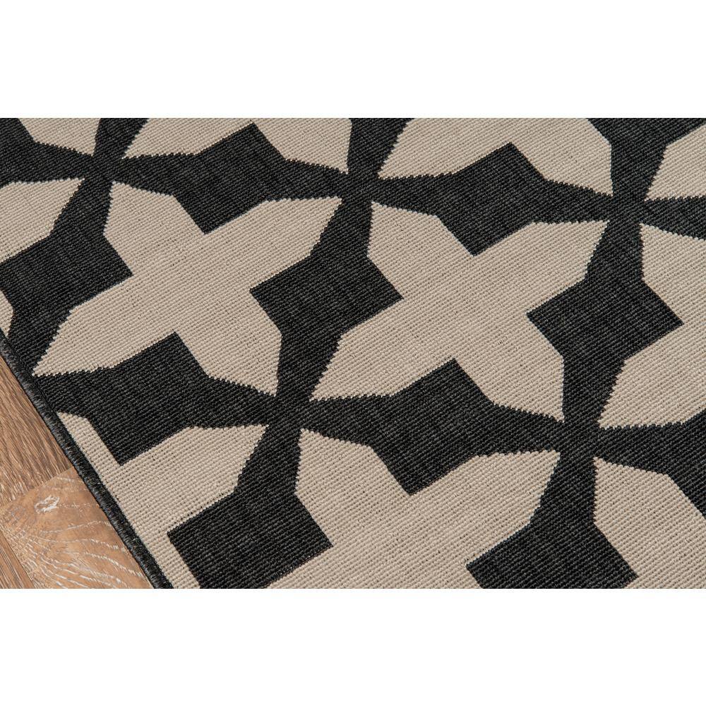 Charcoal Chic Rectangular Synthetic Outdoor Rug 47"