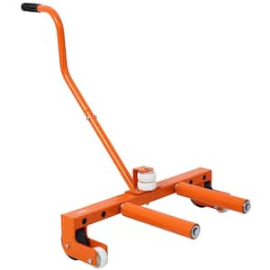 Heavy-Duty Adjustable Tire Wheel Dolly for Workshop, Garage in Orange