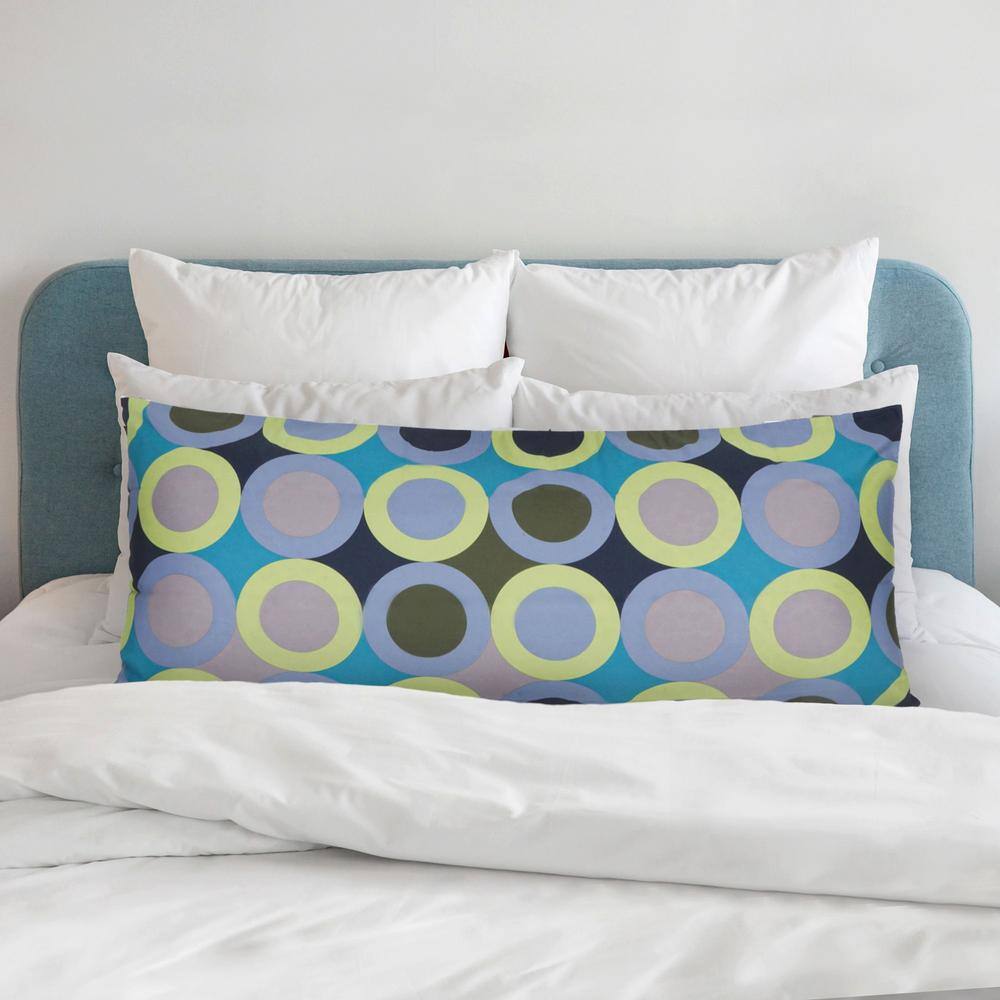 UPC 875647000054 product image for Allied Home Circle Print Microfiber Body Pillow Protector, Blue | upcitemdb.com