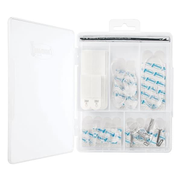 Command Variety Pack, Picture Hanging Strips, Utility Hooks and Wire Hooks,  1 Kit 