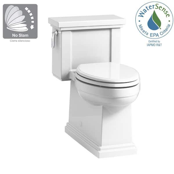 KOHLER Tresham 1-piece 1.28 GPF Elongated Toilet with Manual Bidet Seat
