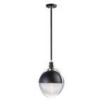 Axiom 1-Light Black/Satin Nickel Pendant