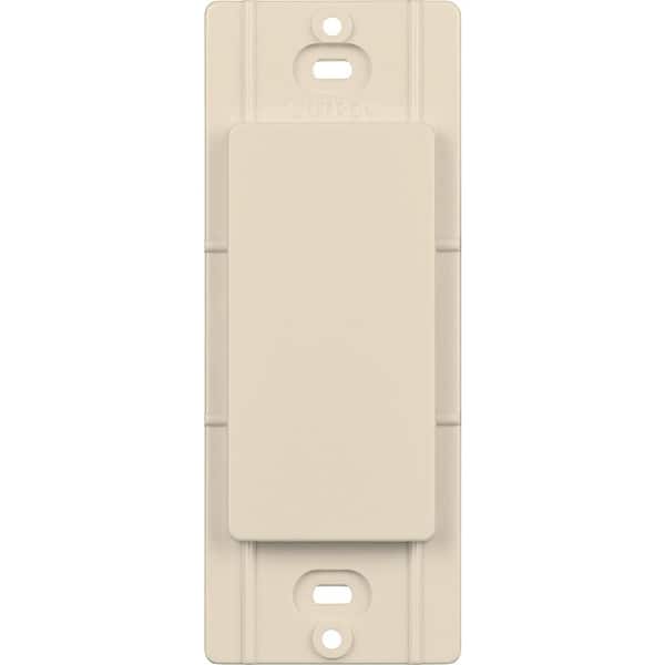 Lutron Claro Blank Insert, Light Almond