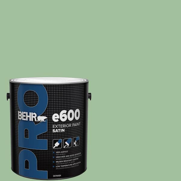 1 gal. #BIC-25 Spring Sprig Satin Exterior Paint