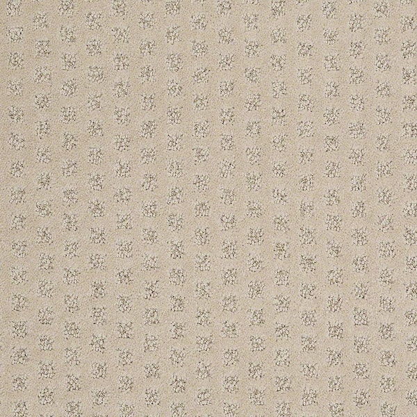 Lifeproof Crown - Bobcat - Beige 42.1 oz. Nylon Pattern Installed Carpet