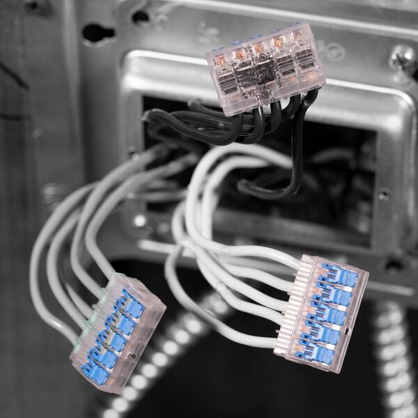 IDEAL - In-Sure Lever Wire Connector, 12 AWG, 5-Port Bag of 10