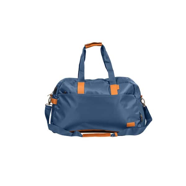CHAMPS The Weekender 21 in. Navy USB-Charging Water-Resistant Duffle Bag