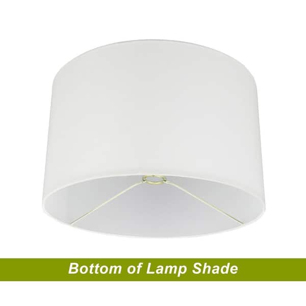 Aspen Creative Corporation 17 in. x 10 in. Off White Drum/Cylinder