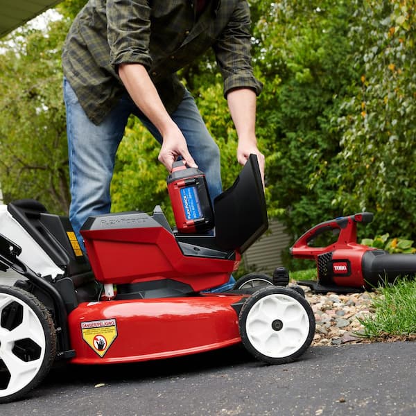 how to charge toro lawn mower battery