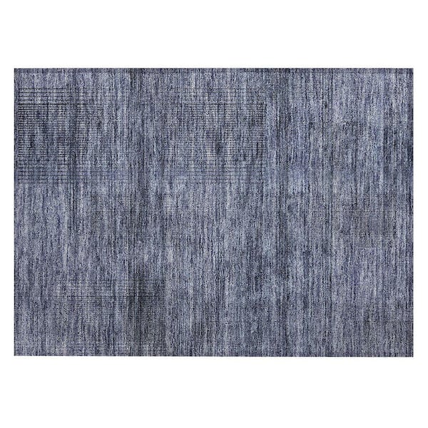 Chantille Machine Washable Indoor/Outdoor Abstract ACN820 Navy 1 ft. 8 in. x 2 ft. 6 in. Area Rug