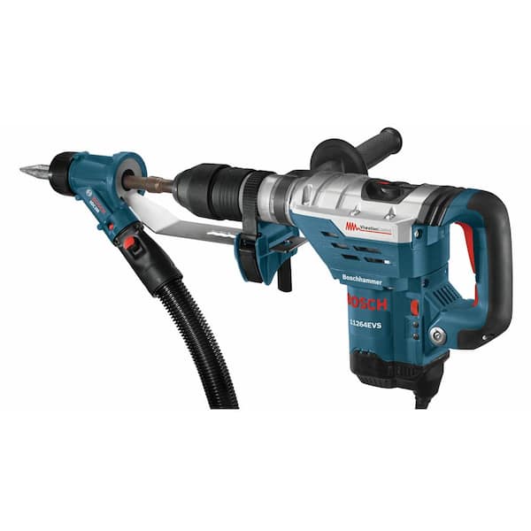 Modtager udbytte Intrusion Bosch 13 Amp 1-5/8 in. SDS-Max Corded Rotary Hammer Drill with Handle,  Case, Bonus SDS-Max, Spline Chiseling Dust Attachment 11264EVS+HDC300 - The  Home Depot