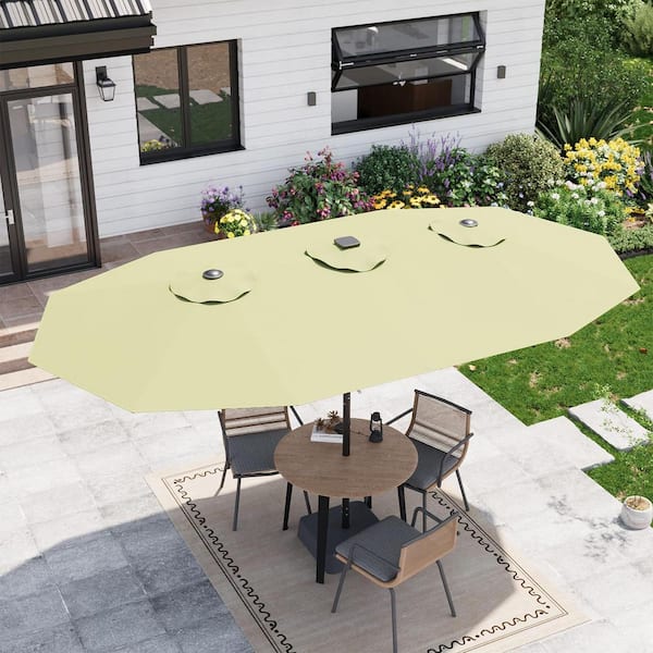 chocolate brown patio umbrella offset 14ft Double Sided Outdoor Market Extra Large Umbrella with Crank, Cross Base for Deck, Lawn, Backyard and Pool, : Patio, Lawn & Garden Size:Infant - 12M Dallas Cowboys Replica Speed This light mini pouch