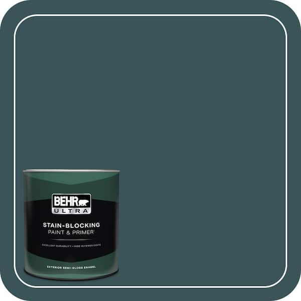 BEHR ULTRA 1 qt. #T11-6 Almost Famous Semi-Gloss Enamel Exterior Paint & Primer