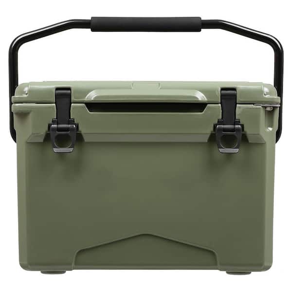 25 qt. Rotomolded Cooler, Built to Stand up to The Rigors Olive Green