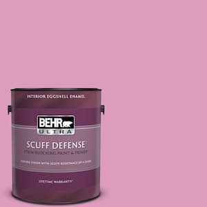 BEHR ULTRA 1 qt. #680A-3 Pink Bliss Extra Durable Satin Enamel Interior  Paint & Primer 775404 - The Home Depot