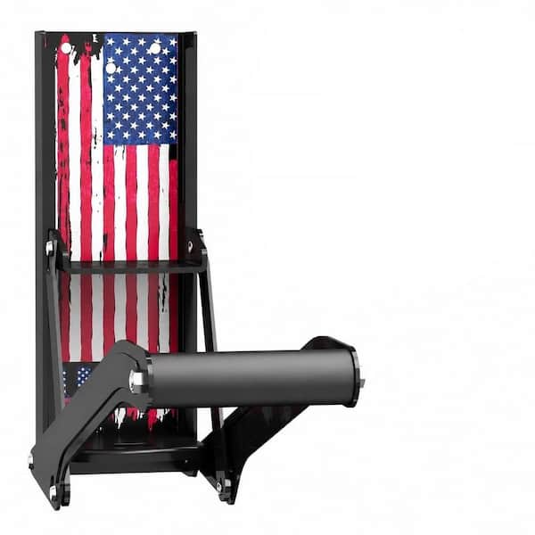 Manual Metal Wall Mounted Can Crusher for 12 oz and 16 oz Aluminum Cans Heavy Duty Smasher US Flag Design
