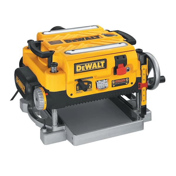 DEWALT 15 Amp in. Corded Heavy-Duty Thickness Planer, Knives, In/Out Feed Tables, and Mobile Thickness Planer Stand DW735XW7350 - The Home Depot