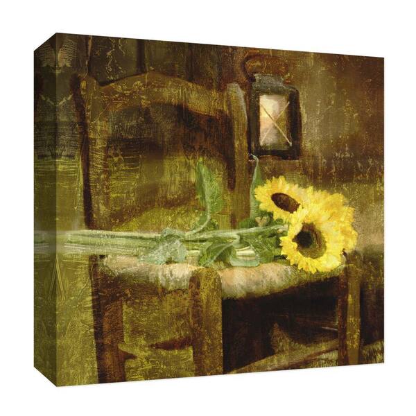 PTM Images Sun Flower'' Canvas Abstract Wall Art 15 in. x 15 in. 9 ...