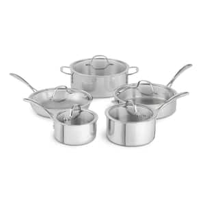 Tri-Ply 10-Piece Stainless Steel Cookware Set