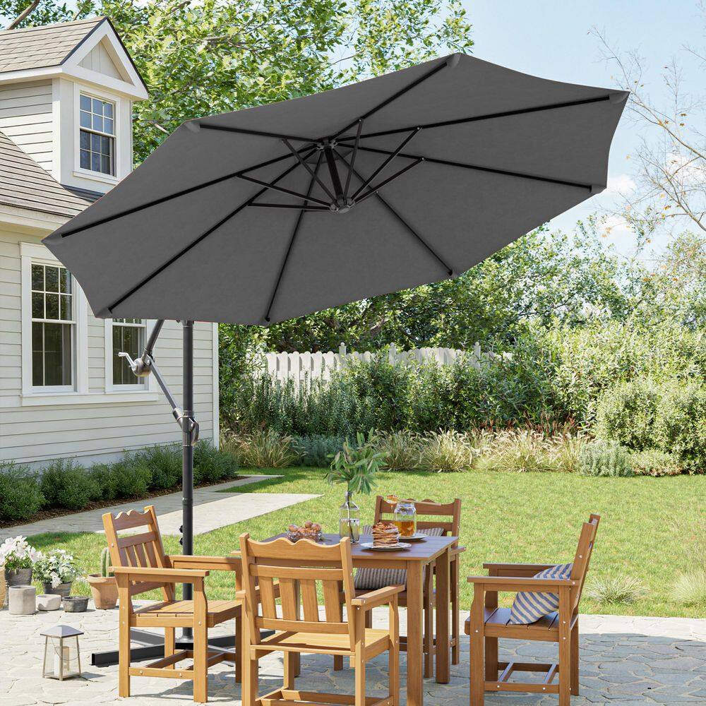 dixieline patio umbrellas Garden Winds Replacement Canopy Top Cover Compatible with The Sunnyglade 10' x 13' Umbrella button tilt system lets you adjust the canopy for optimal sun Garden Winds Custom Fit Replacement