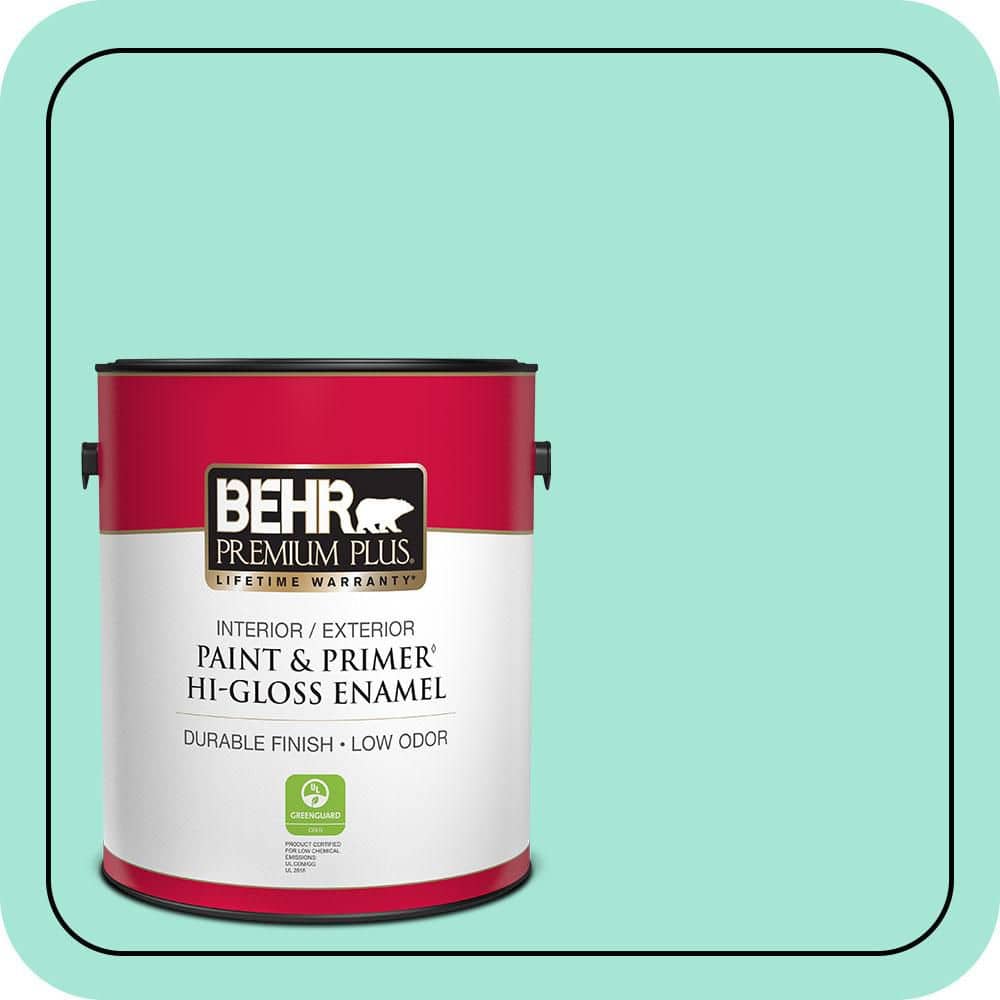 1 gal. #480A-2 Botanical Tint Hi-Gloss Enamel Interior/Exterior Paint & Primer price history on PriceWatchPro