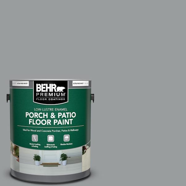 BEHR PREMIUM 1 gal. #N500-4 Pencil Sketch Low-Lustre Enamel Interior/Exterior Porch and Patio Floor Paint